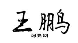 曾慶福王鵬行書個性簽名怎么寫