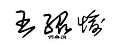 朱錫榮王紹愉草書個性簽名怎么寫