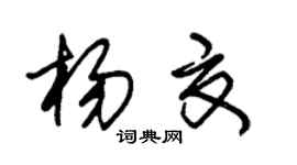 朱錫榮楊夏草書個性簽名怎么寫