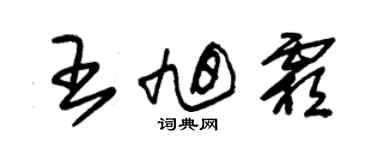 朱錫榮王旭霜草書個性簽名怎么寫