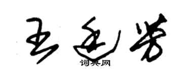 朱錫榮王廷芳草書個性簽名怎么寫