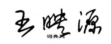 朱錫榮王映源草書個性簽名怎么寫