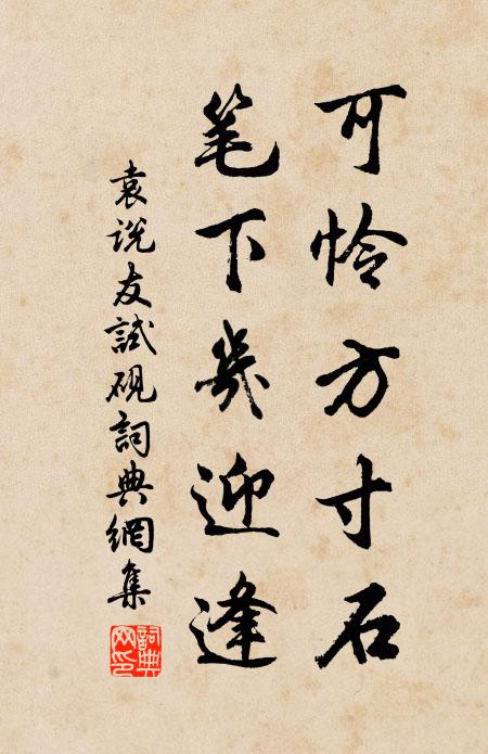 中年懷抱縈縈處，看取伴煙和柳 詩詞名句