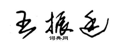 朱錫榮王振廷草書個性簽名怎么寫