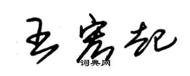 朱錫榮王宏起草書個性簽名怎么寫