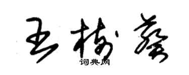 朱錫榮王樹葵草書個性簽名怎么寫