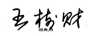 朱錫榮王樹財草書個性簽名怎么寫