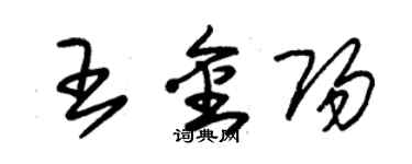 朱錫榮王金陽草書個性簽名怎么寫