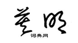 朱錫榮莫明草書個性簽名怎么寫