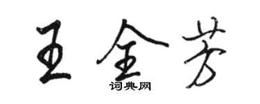 駱恆光王全芳行書個性簽名怎么寫