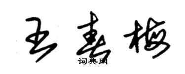 朱錫榮王春梅草書個性簽名怎么寫