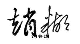 駱恆光趙糊草書個性簽名怎么寫
