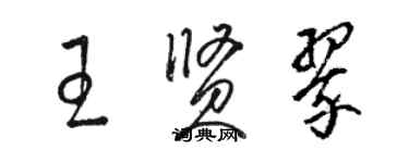 駱恆光王賢翠草書個性簽名怎么寫