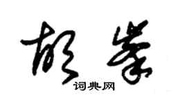 朱錫榮胡峰草書個性簽名怎么寫