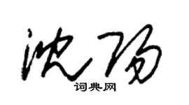 朱錫榮瀋陽草書個性簽名怎么寫