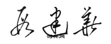 駱恆光段建華草書個性簽名怎么寫