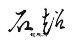 駱恆光石超草書個性簽名怎么寫