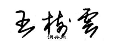 朱錫榮王樹雲草書個性簽名怎么寫