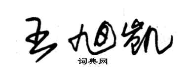 朱錫榮王旭凱草書個性簽名怎么寫