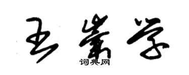 朱錫榮王崇學草書個性簽名怎么寫