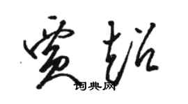 駱恆光賈超草書個性簽名怎么寫