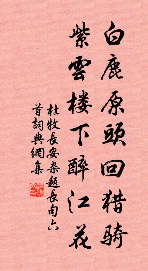 急雨狂風十年夢，青燈白酒故人情 詩詞名句