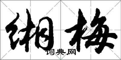 胡問遂緗梅行書怎么寫