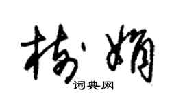 朱錫榮樹娟草書個性簽名怎么寫