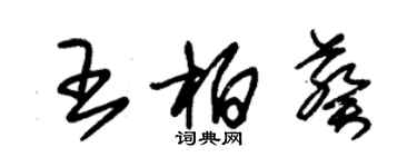 朱錫榮王柏葵草書個性簽名怎么寫