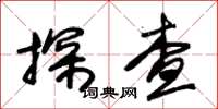 朱錫榮探查草書怎么寫