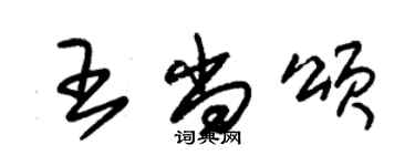 朱錫榮王尚頌草書個性簽名怎么寫