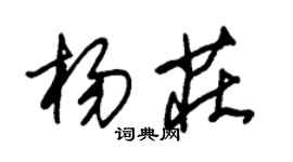 朱錫榮楊莊草書個性簽名怎么寫