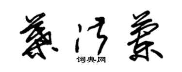 朱錫榮葉淑蘭草書個性簽名怎么寫