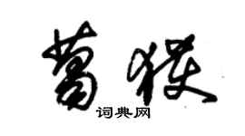 朱錫榮葛獲草書個性簽名怎么寫