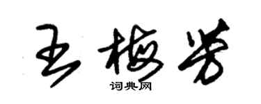 朱錫榮王梅芳草書個性簽名怎么寫