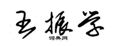 朱錫榮王振學草書個性簽名怎么寫