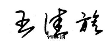 朱錫榮王佳旋草書個性簽名怎么寫