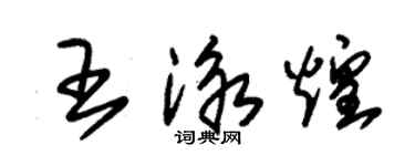 朱錫榮王泳煌草書個性簽名怎么寫