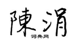 王正良陳涓行書個性簽名怎么寫