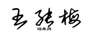 朱錫榮王能梅草書個性簽名怎么寫