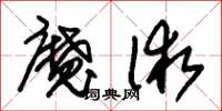 朱錫榮魔術草書怎么寫