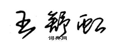 朱錫榮王舒虹草書個性簽名怎么寫