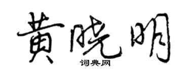曾慶福黃曉明行書個性簽名怎么寫