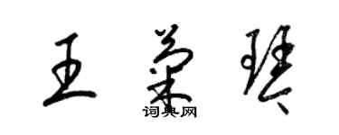 梁錦英王菊琴草書個性簽名怎么寫