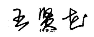 朱錫榮王賢花草書個性簽名怎么寫