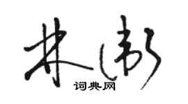 駱恆光林衛草書個性簽名怎么寫