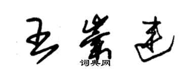 朱錫榮王崇連草書個性簽名怎么寫