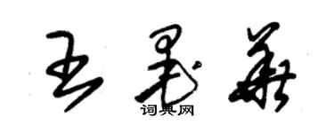 朱錫榮王墨華草書個性簽名怎么寫