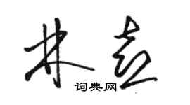 駱恆光林喜草書個性簽名怎么寫