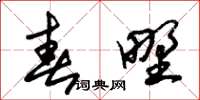 朱錫榮春野草書怎么寫